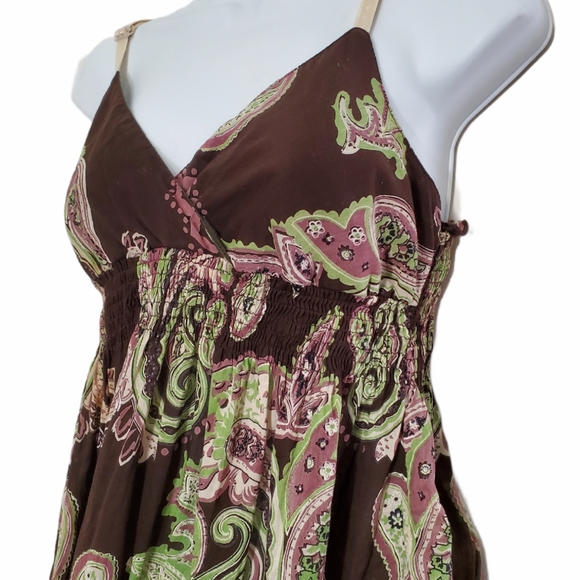 etc. by Lazy Daisy Babydoll Boho Cami Large - Picture 2 of 6